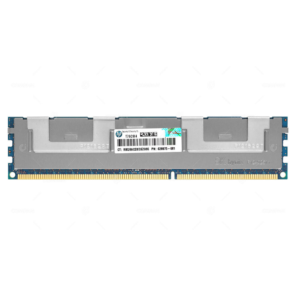 628975-081 HP DDR3 32GB 4RX4 PC3L-8500R 1066MHZ RDIMM